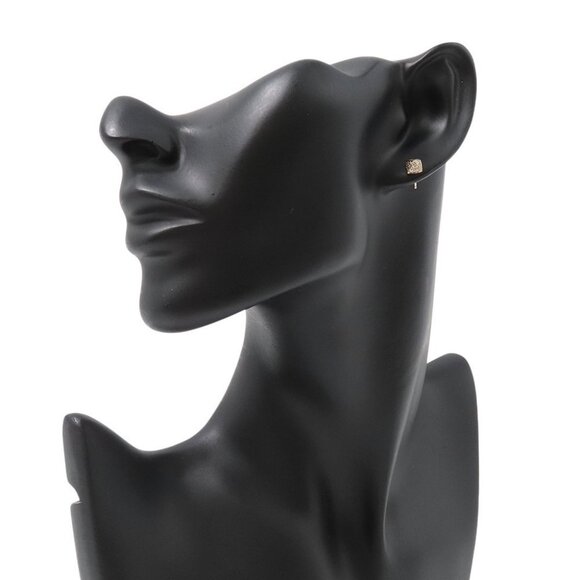 HERMES Crew de H Stud Earrings 18K Pink Gold - Picture 9 of 10